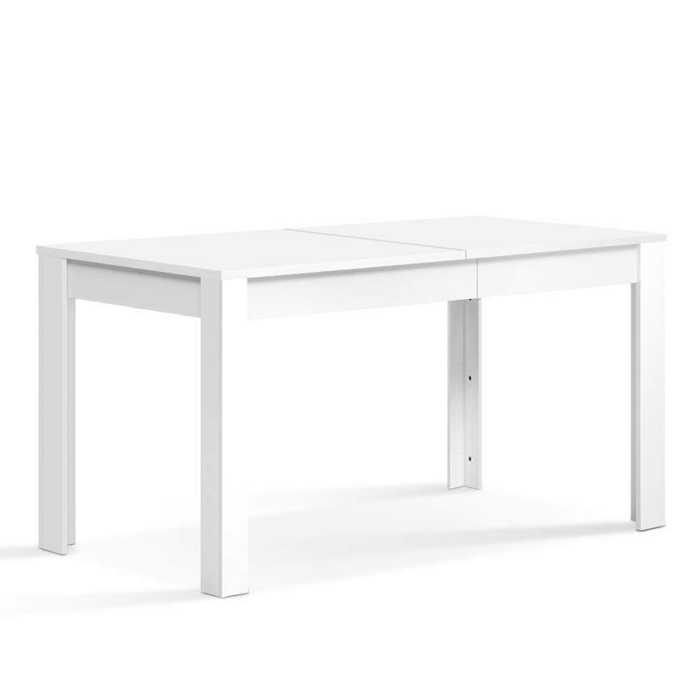 New Dining Table 4 Seater Wooden Kitchen Tables White 120cm Cafe Restaurant
