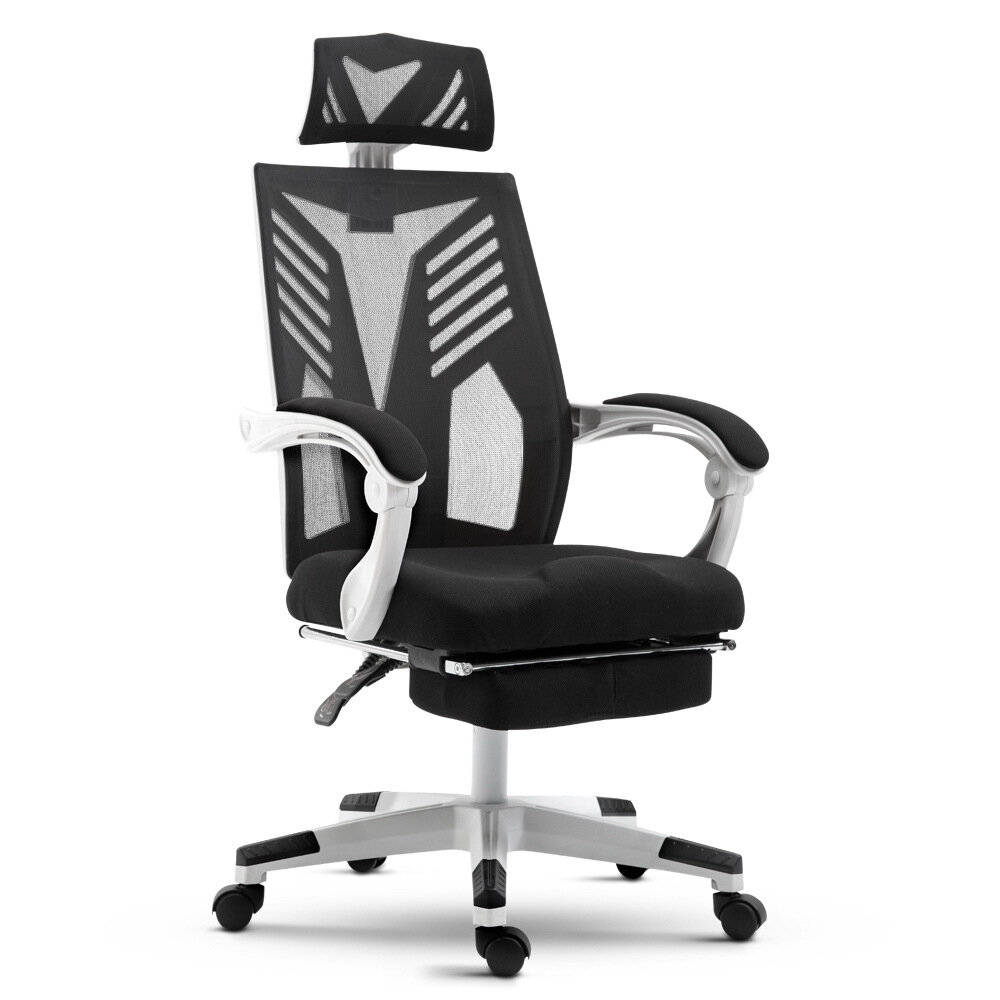 New Gaming Office Chair Computer Desk Chair Home Work Recliner White