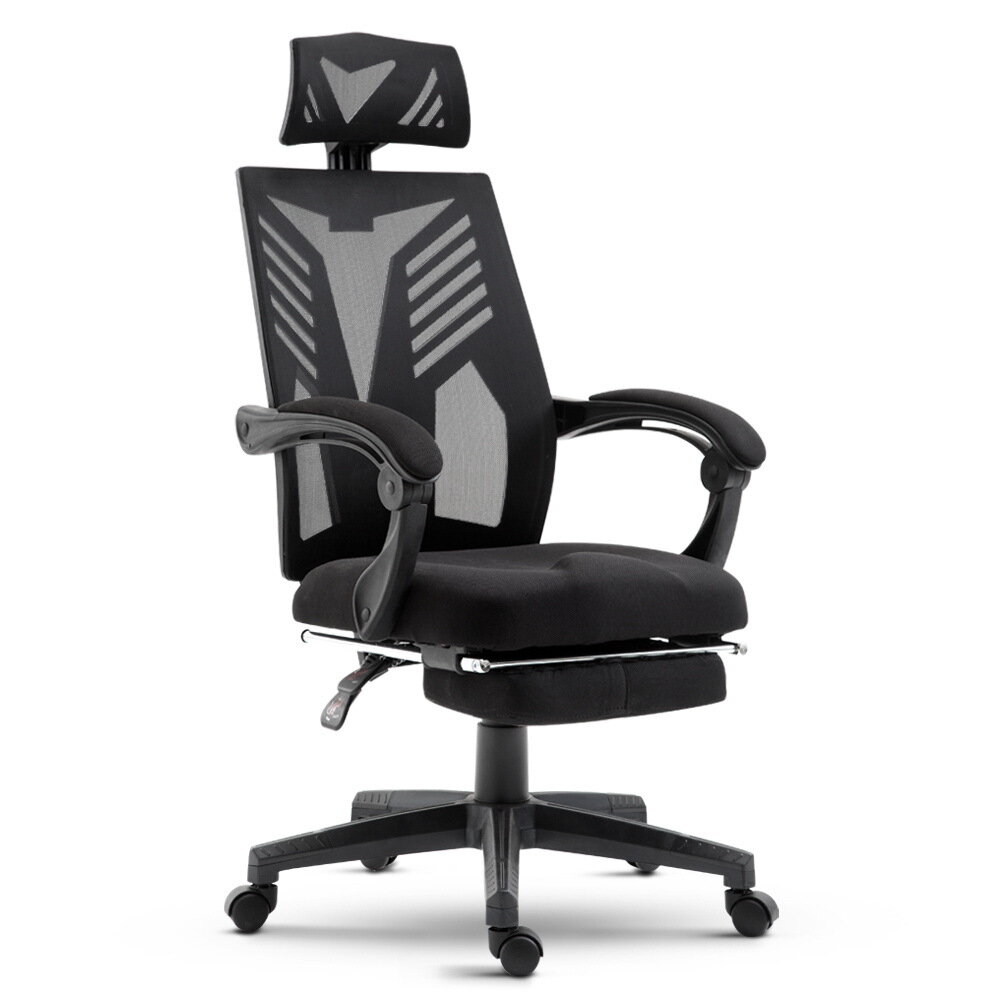 New Gaming Office Chair Computer Desk Chair Home Work Recliner Black