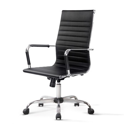 New Gaming Office Chair Computer Desk Chairs Home Work Study Black High Back