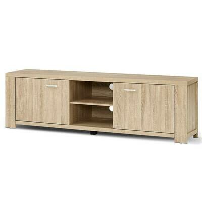 New TV Cabinet Entertainment Unit TV Stand Display Shelf Storage Cabinet Wooden