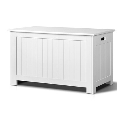 Kids Toy Box Storage Chest Cabinet Children Organiser White Container