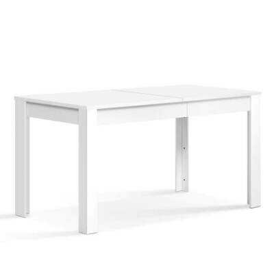 New Dining Table 4 Seater Wooden Kitchen Tables White 120cm Cafe Restaurant