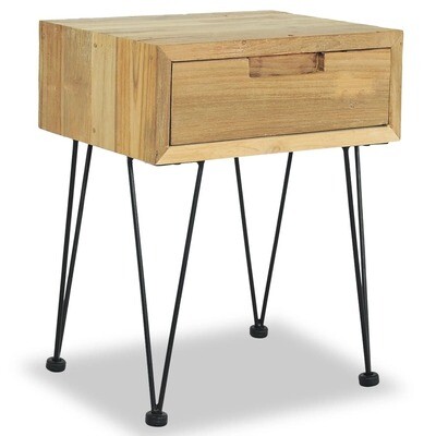 Bedside Cabinet 40x30x50 cm Solid Teak