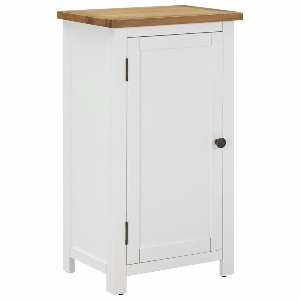 Cupboard 45x32x85 cm Solid Oak Wood