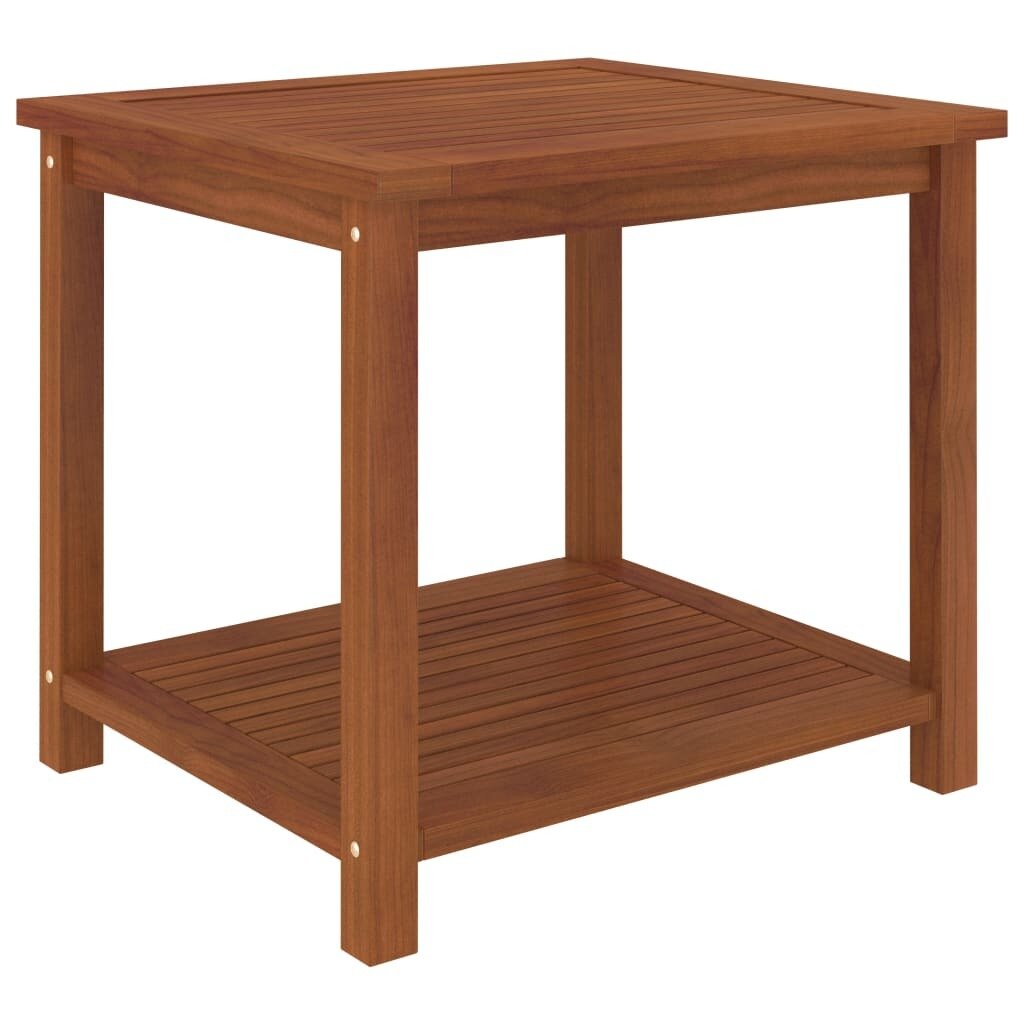 Side Table Solid Acacia Wood 45x45x45 cm