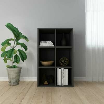 Book Cabinet/Sideboard Black 66x30x97.8 cm Chipboard