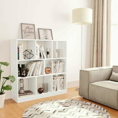 Book Cabinet White 97.5x29.5x100 cm Chipboard