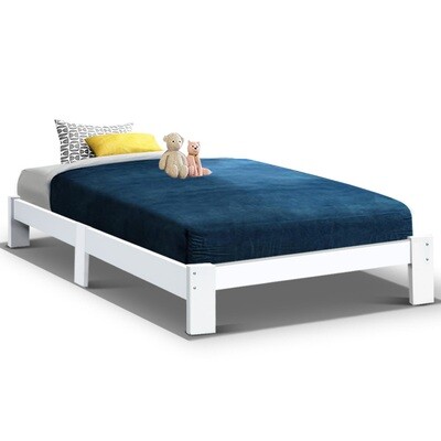 New Bed Frame Single Wooden Bed Base Frame Size JADE Timber Mattress Platform
