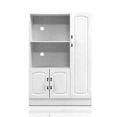 New Buffet Sideboard Cabinet Storage Cupboard Doors White Kitchen Hallway