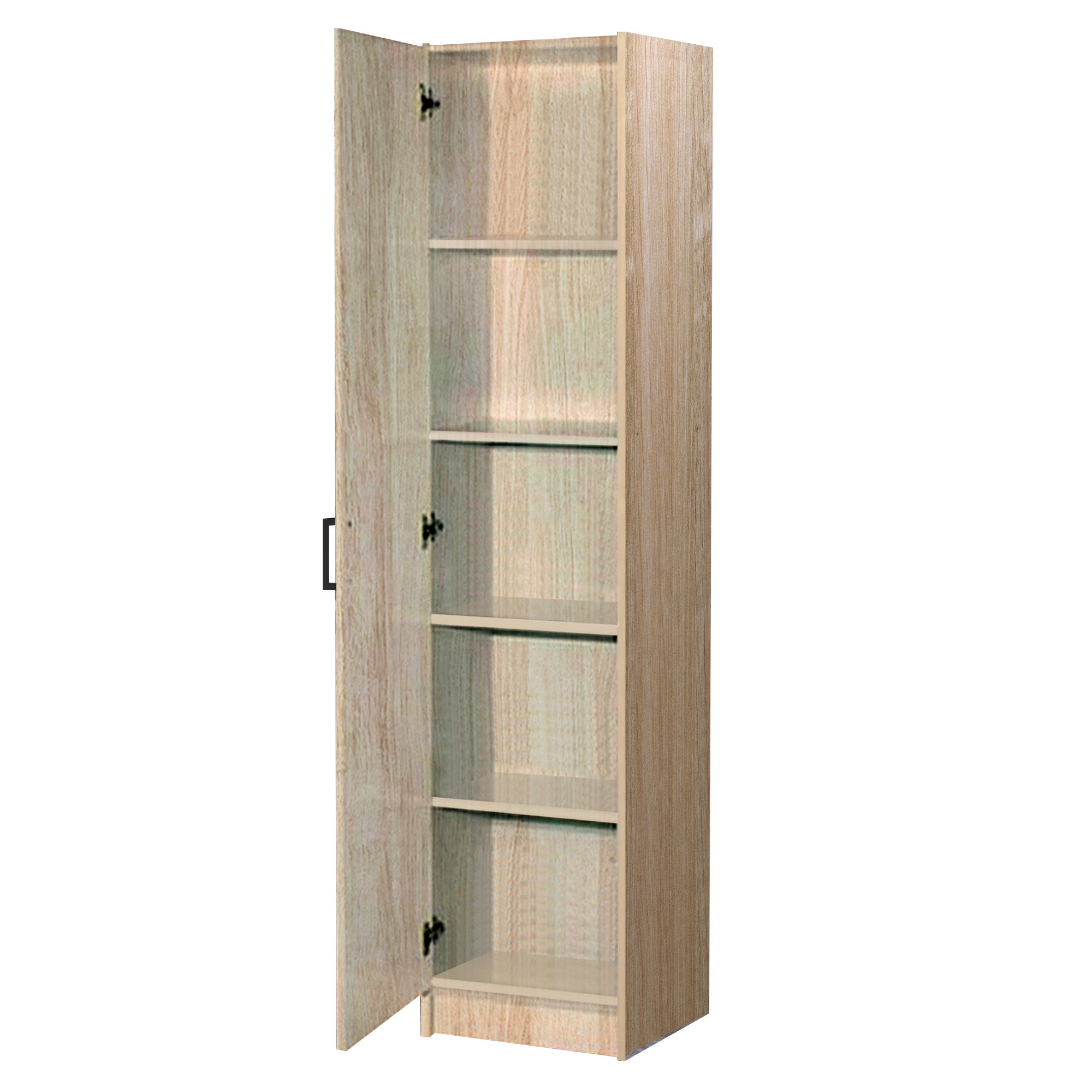 Multi Purpose Cupboard Single Door Light Sonoma Oak