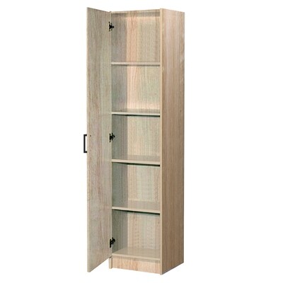 Multi-Purpose Cupboard Single Door - Light Sonoma Oak