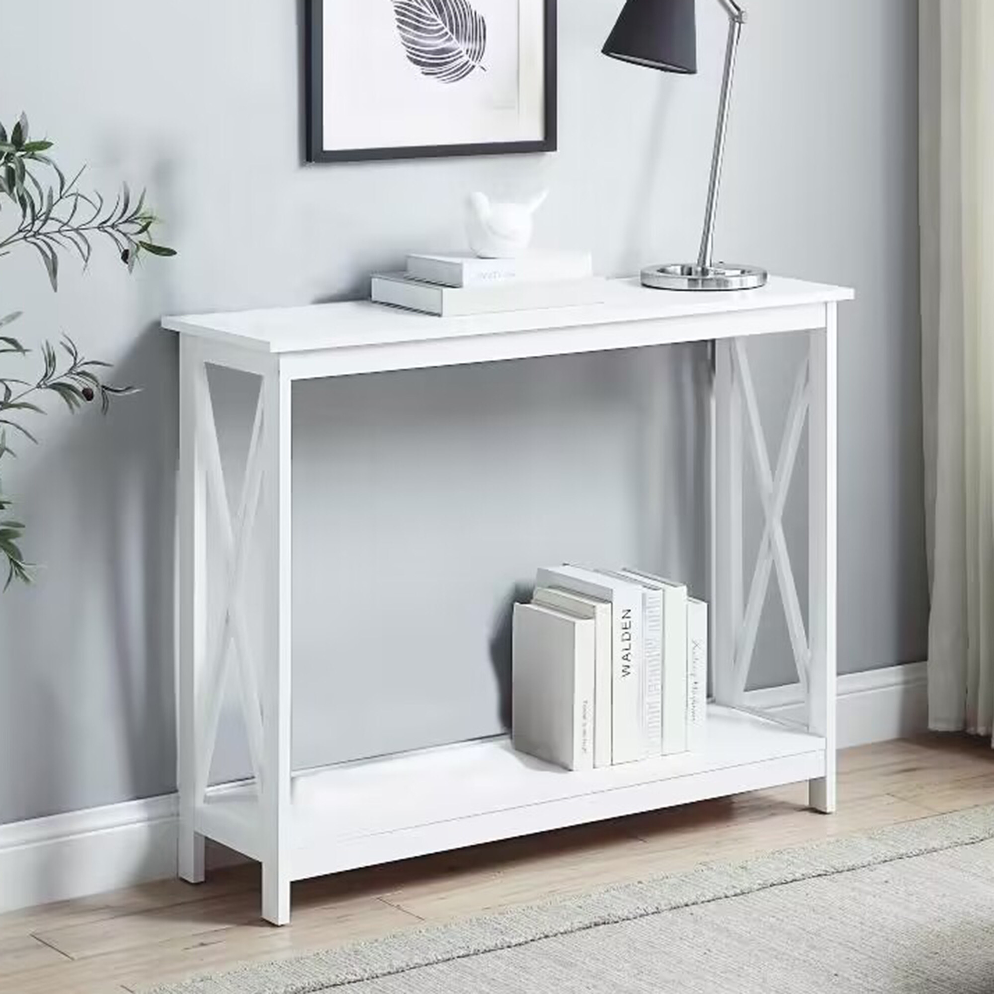 Long Island Console Table 100cm White