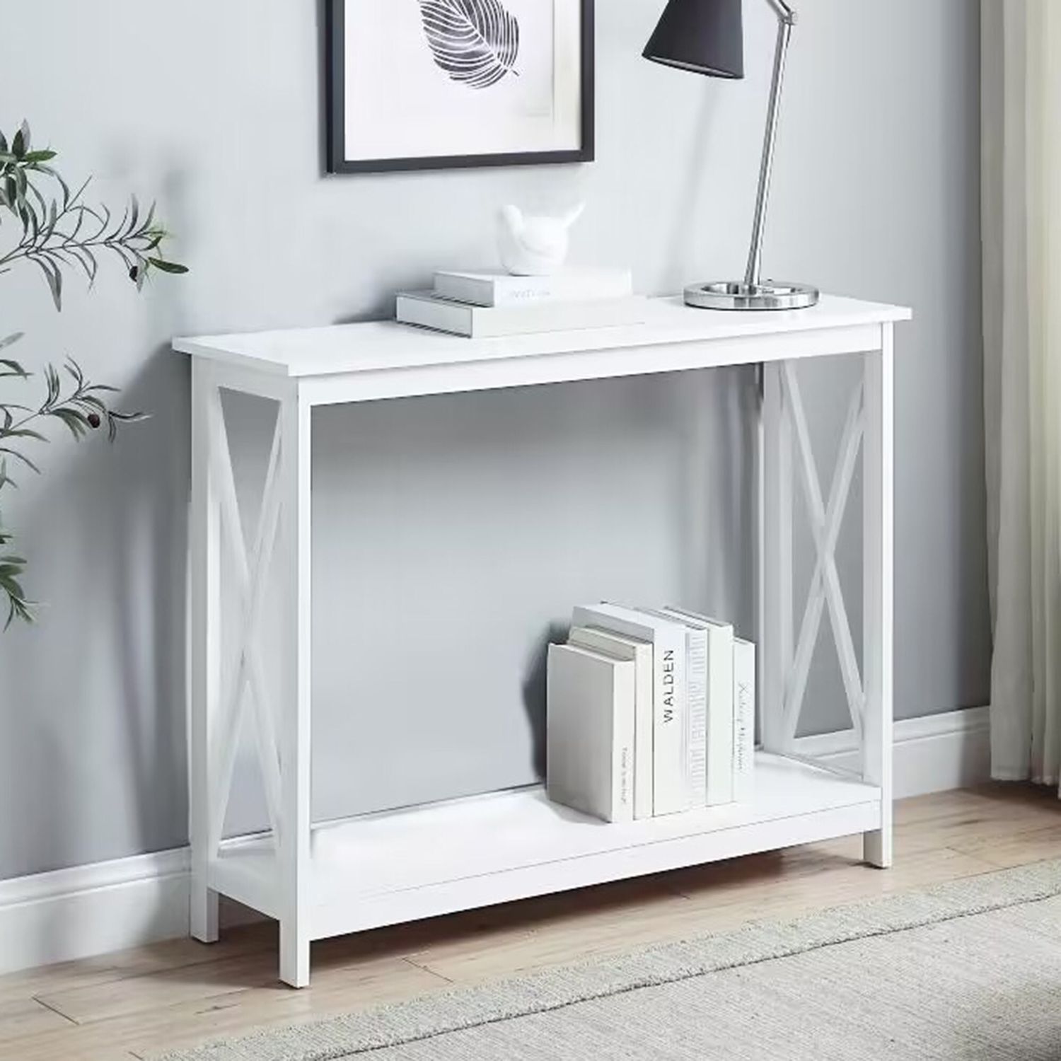 Long Island Console Table 100cm - White