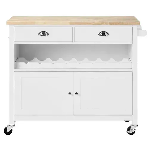 Hampshire 2 drawer 2 door Kitchen Storage Trolley