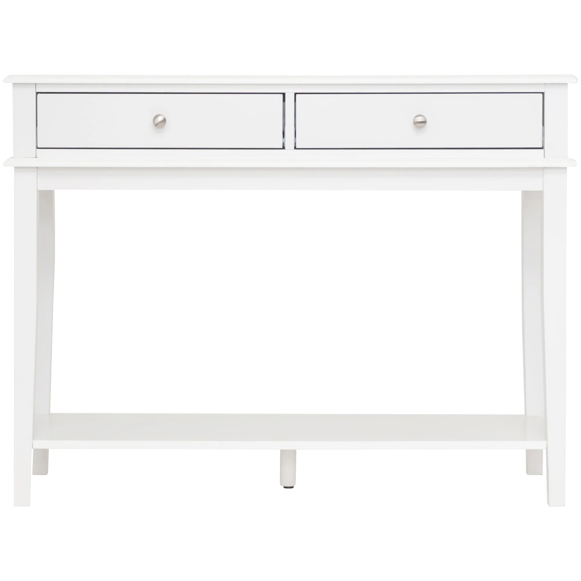 Chloe 2 Drawer Console Table White