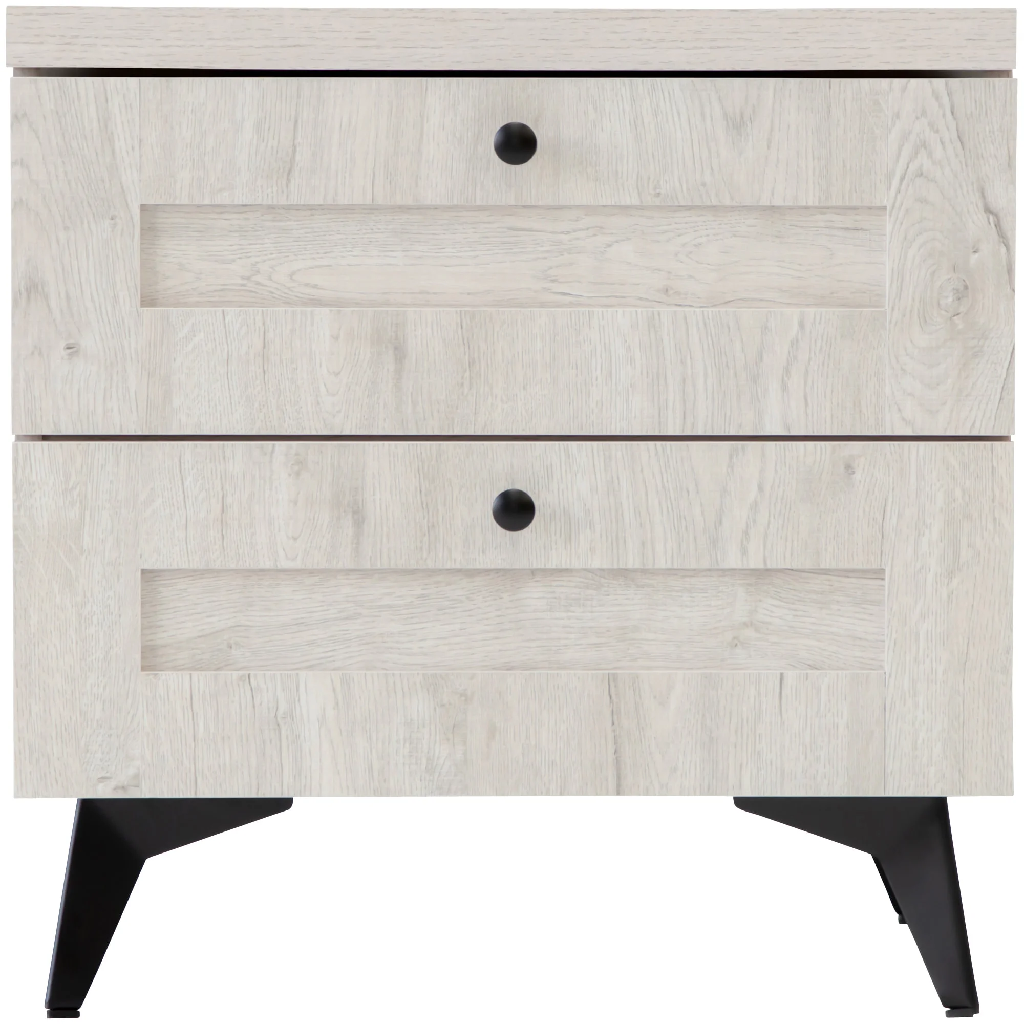 Bayville 2 drawer bedside table