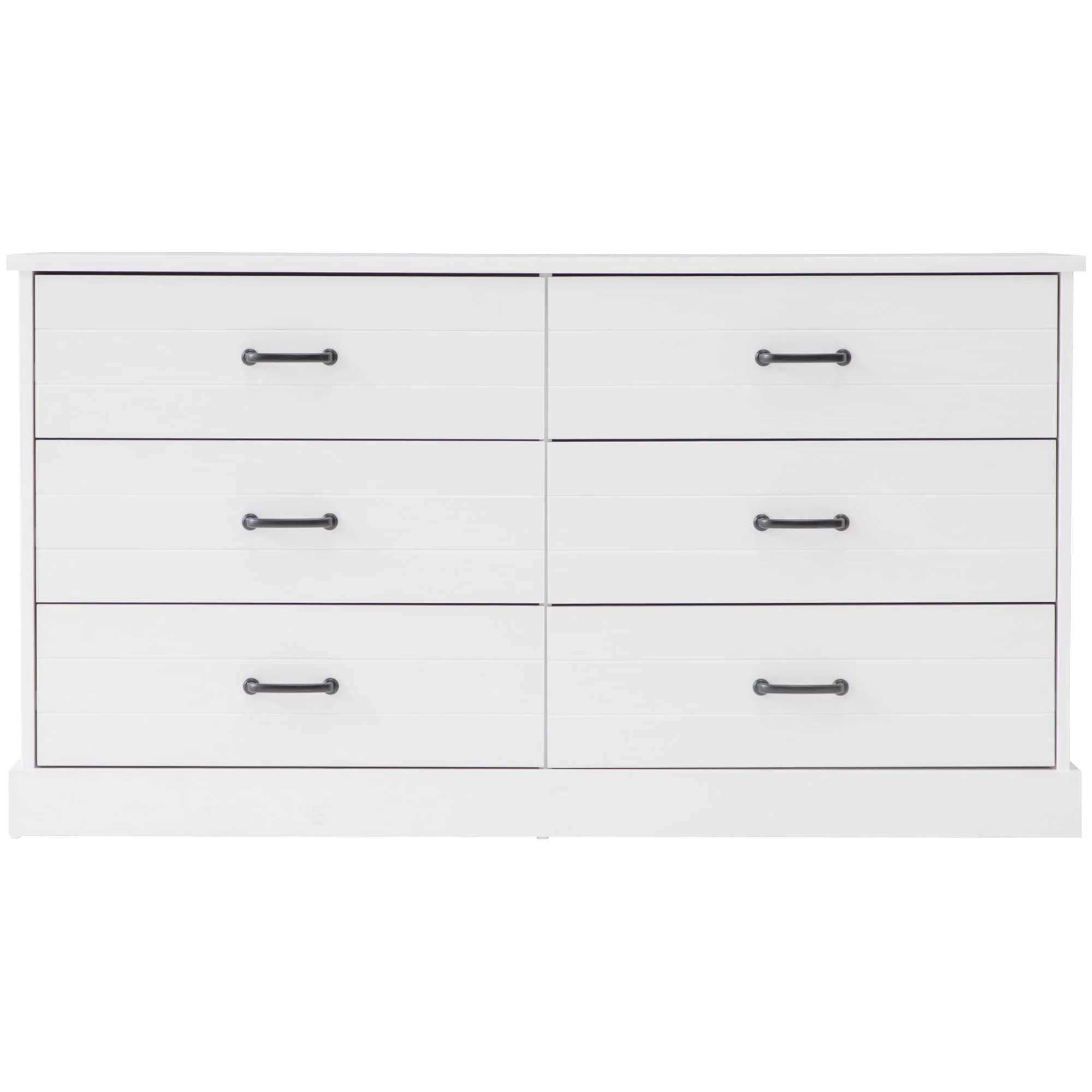 Hamptons 6 Drawer Chest White