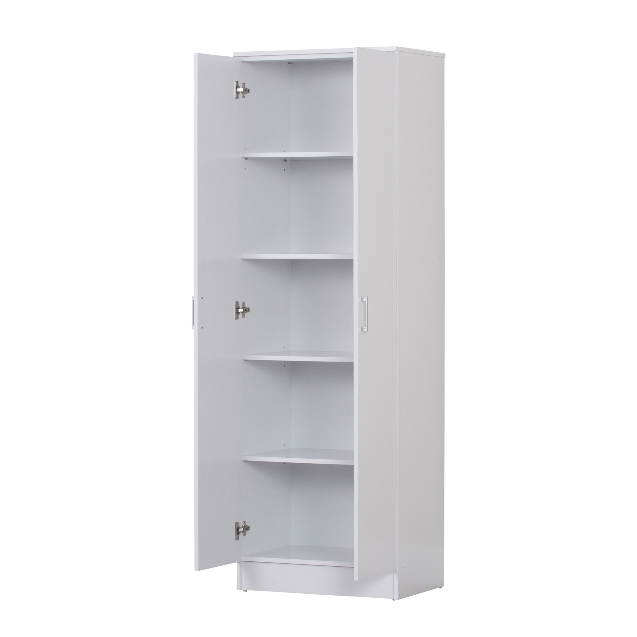 Multi Purpose Kitchen Laundry Bathroom Storage linen Pantry Cupboard Wardrobe White