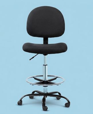New Office Chair Veer Drafting Stool Fabric Chairs Black