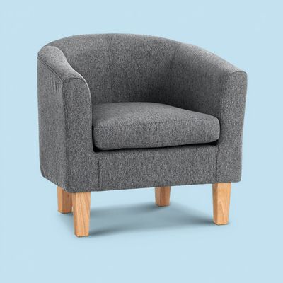 New Abby Fabric Armchair - Grey