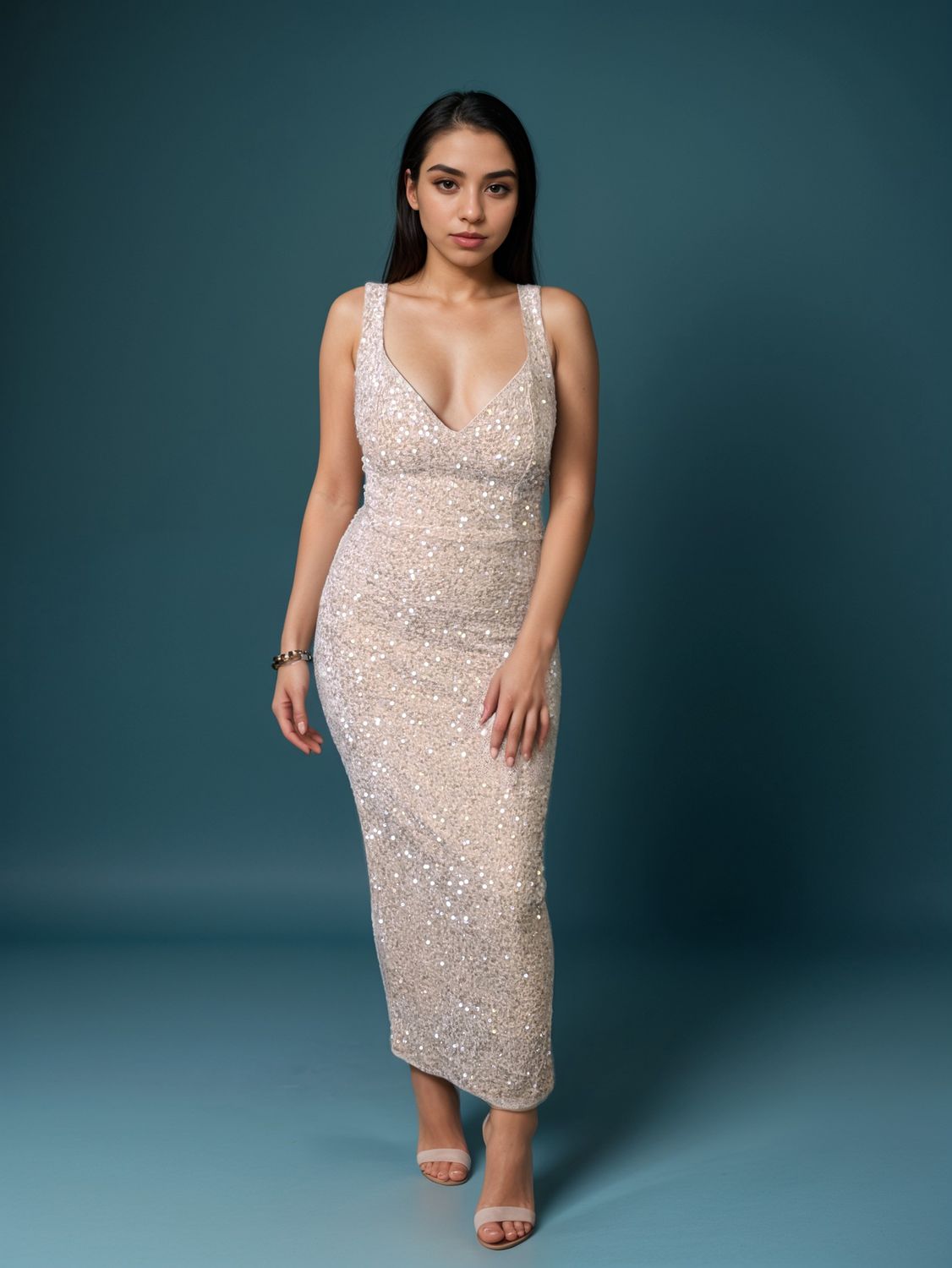 Robe Léa en sequins