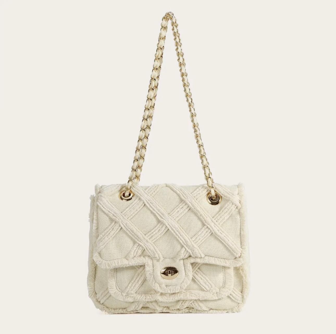 Sac à main écru 