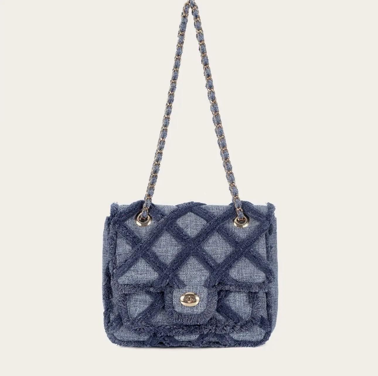 Sac à main bleu