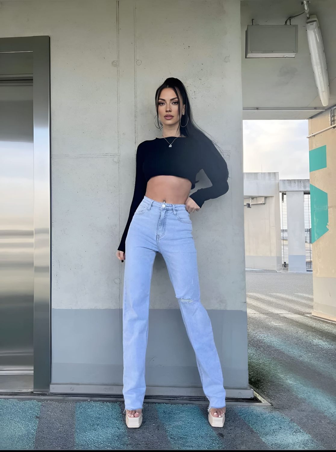 Jean Extra Long Stretch Ripped