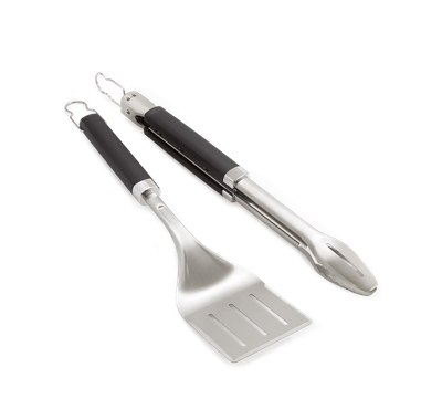 Weber Precision Barbecue Spatula and Tongs Set