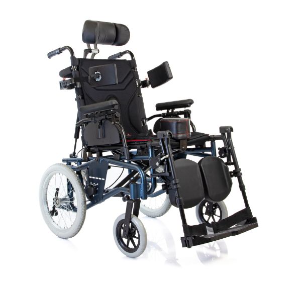 COMFORT- L7 ALUMINUM TILT-IN-SPACE WHEELCHAIR (BLACK)