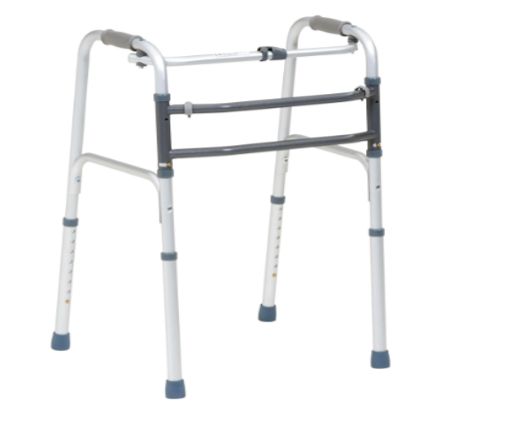 ONE BUTTON FOLDING WALKER