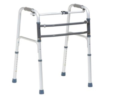 ONE BUTTON FOLDING WALKER