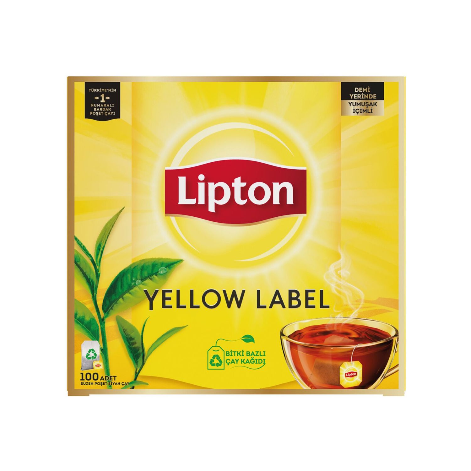 Lipton Yellow Label Bardak Poşet 100’lü