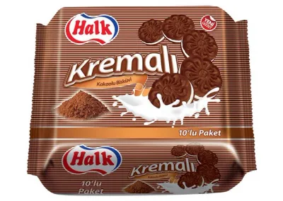 Halk Kremalı Bisküvi 10’lu Paket Kakaolu