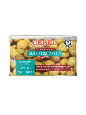Cebel Yeşil Zeytin Çizik 700g