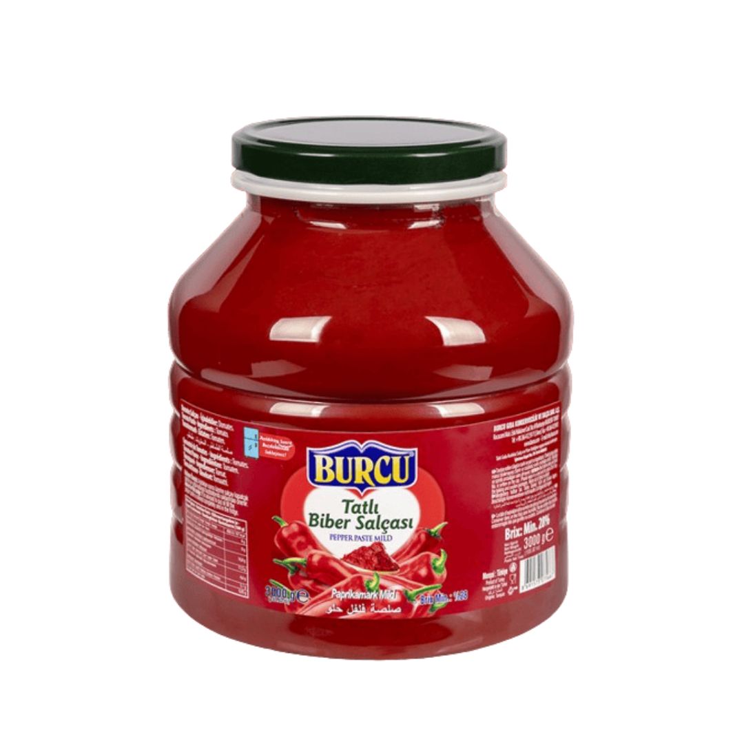 Burcu Tatlı Biber Salçası 3200g