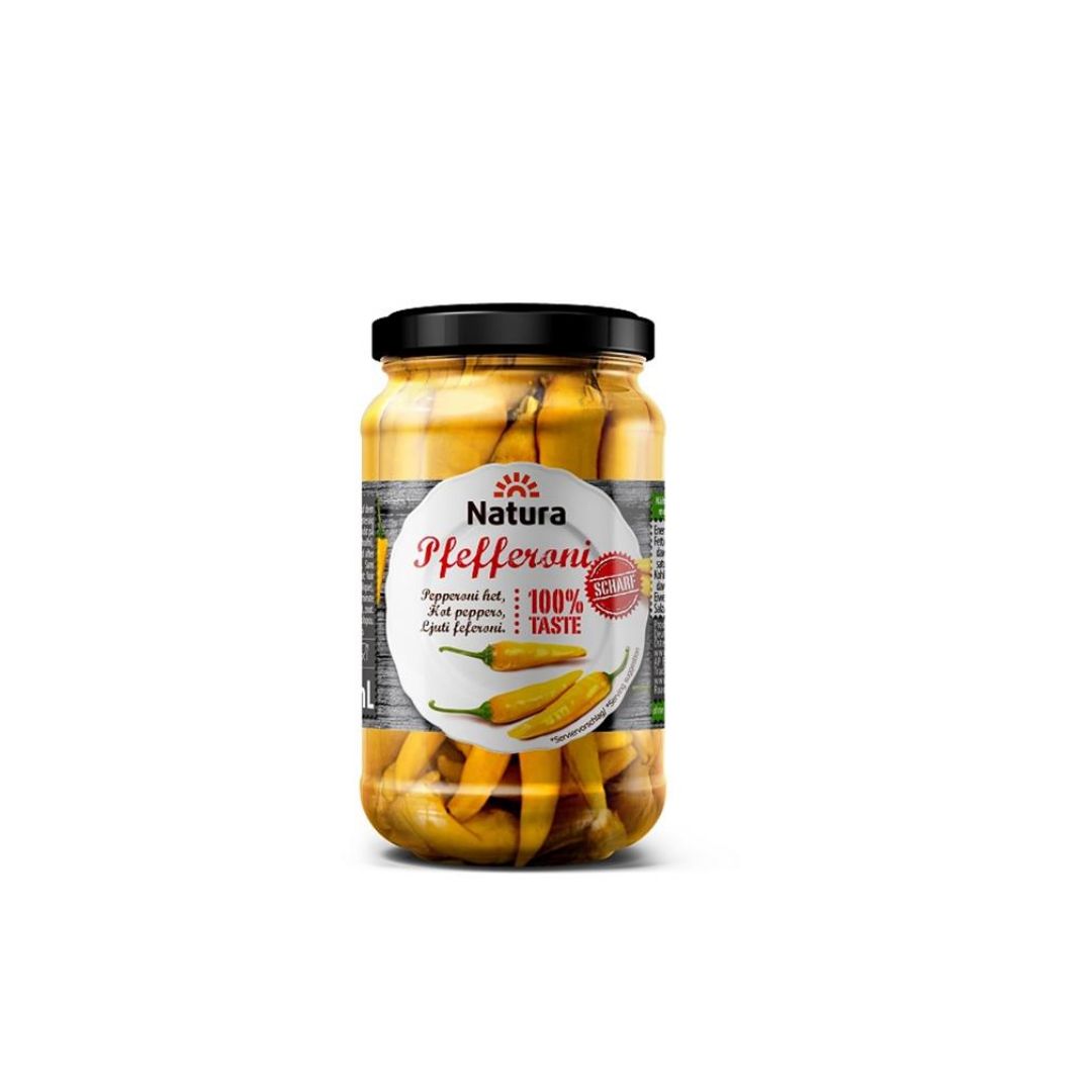Natura Turşu Acı Biber Peperoni 690g