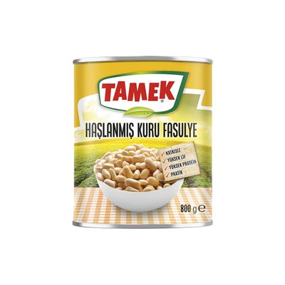 Tamek Haslanmış Fasulye 800g