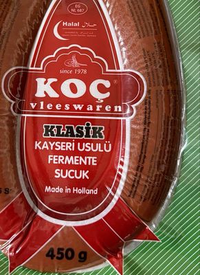 Koç Klasik Sucuk 450g