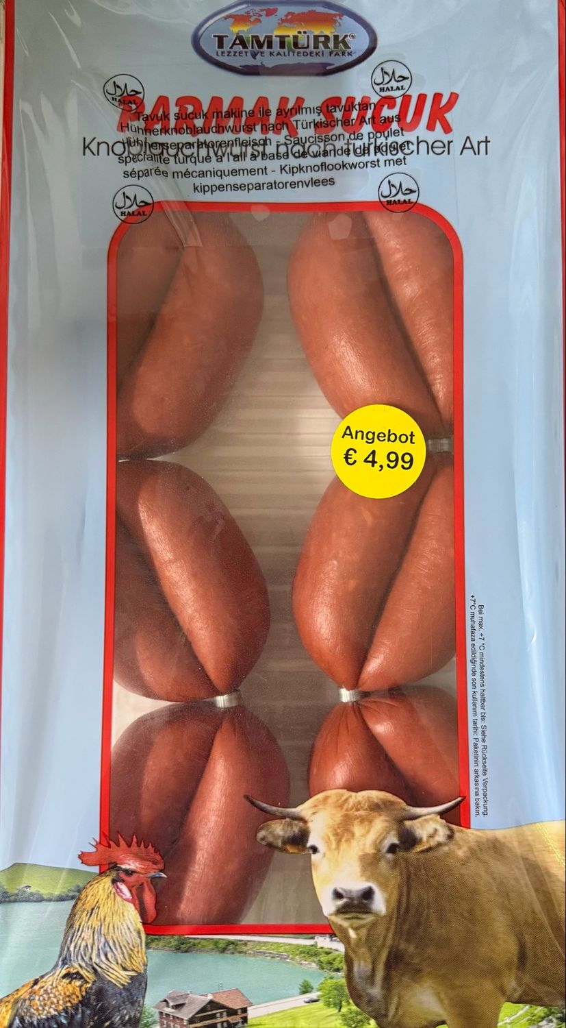 Tamtürk Parmak Sucuk 1kg