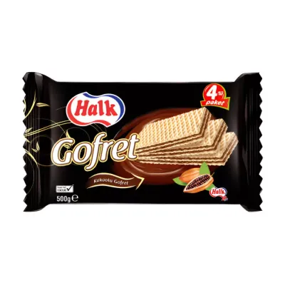 Halk Gofret Kakaolu 500g