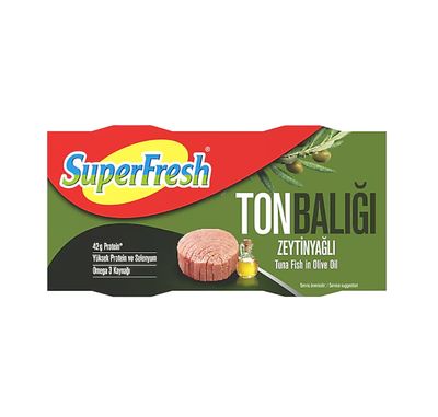 Superfresh Zeytinyağlı Ton Balığı 2x150g