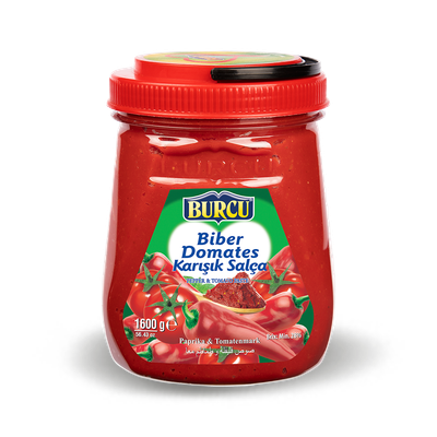 Burcu Salça Domates/Biber Karışık 1600g