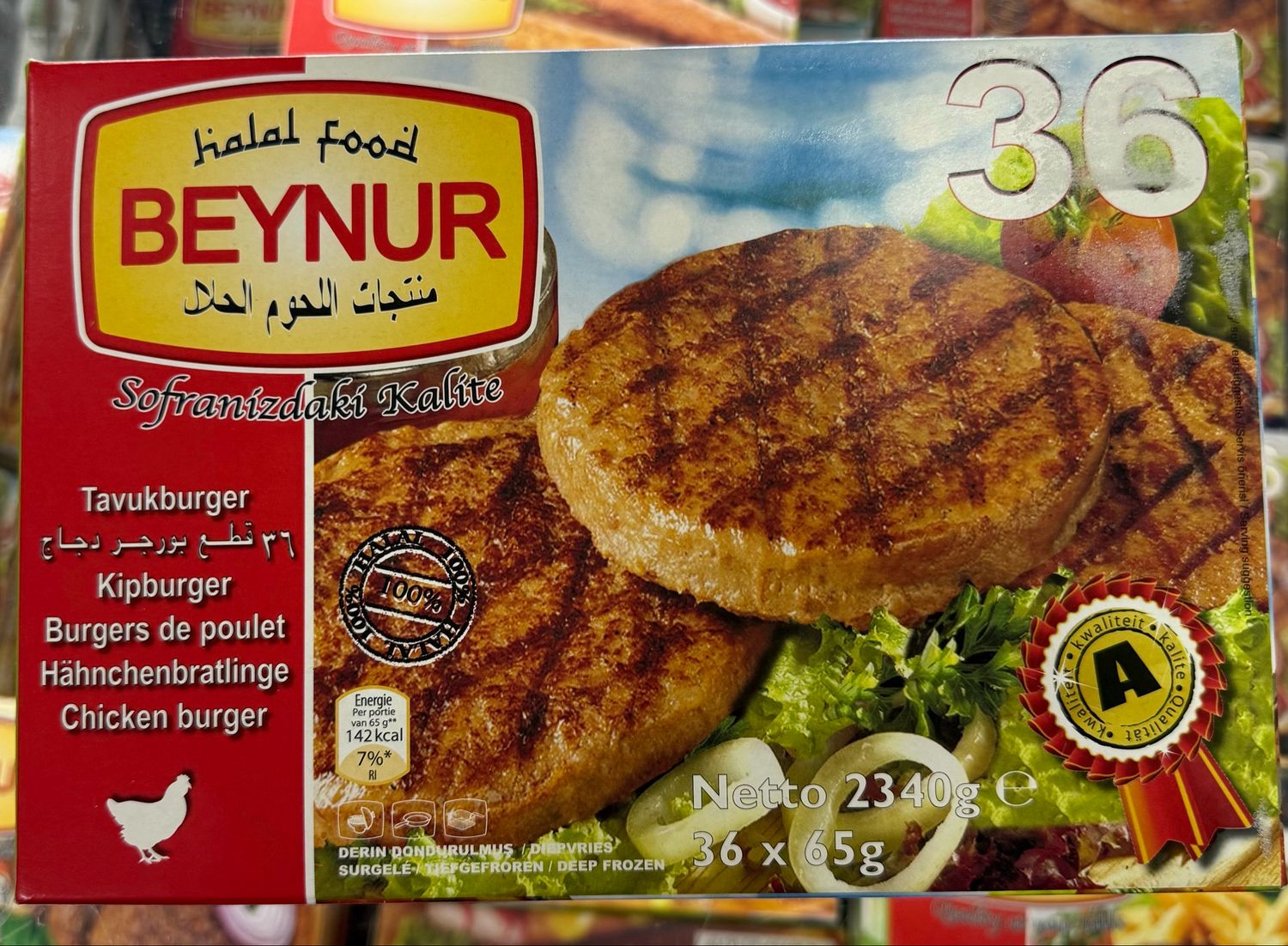 Beynur Kipburger 36 stuks