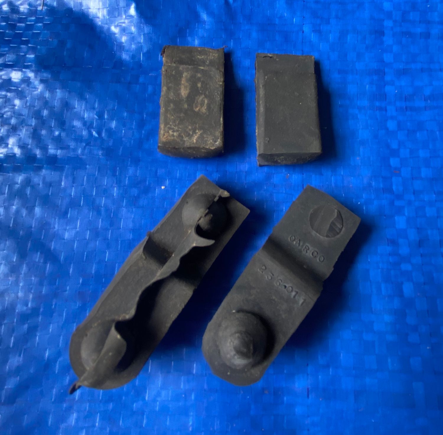 Peugeot 203 Grill Rubber Wedges &amp; Saddles