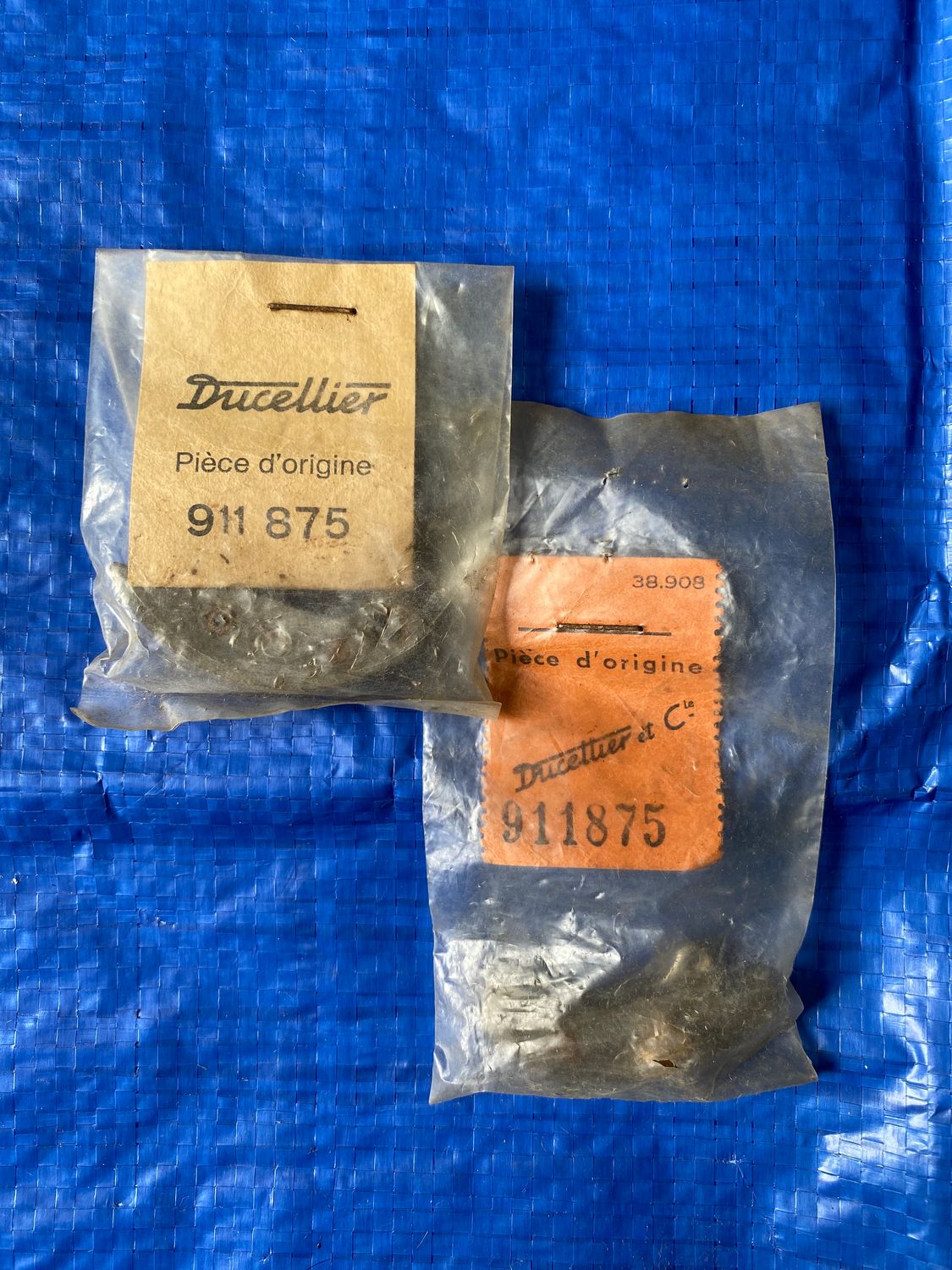 Pair Peugeot 404 Ducellier Centrifugal Weights