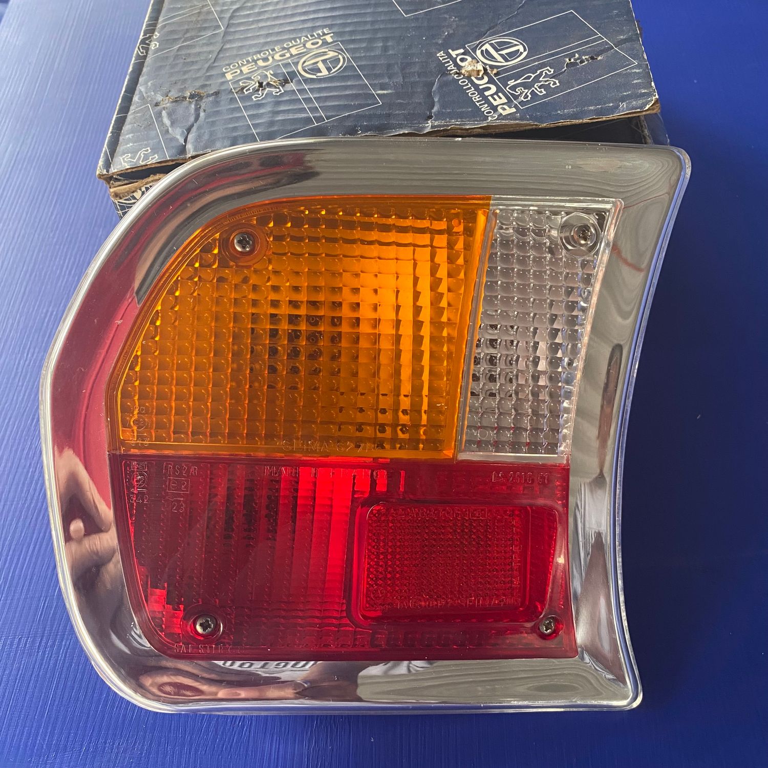 New Peugeot 504 Left Hand Tail Light Assembly