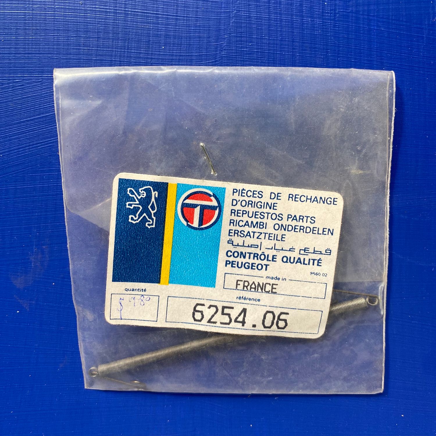 New Peugeot 504 Indicator Switch Return Spring