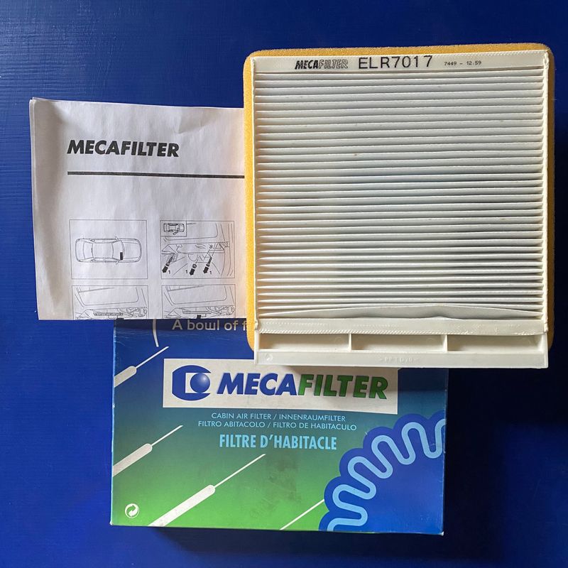 Peugeot Partner Citroen Berlingo Pollen Cabin Filter